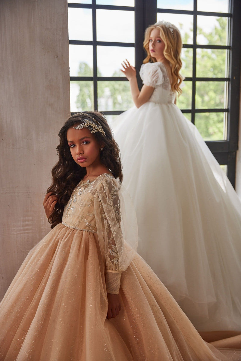 Sparkly Princess Dress for Junior Bridesmaids Sparkly Princess Dress for Junior Bridesmaids