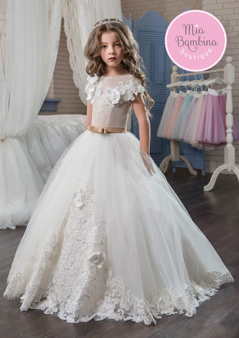 Flower girl dresses clearance infant sizes